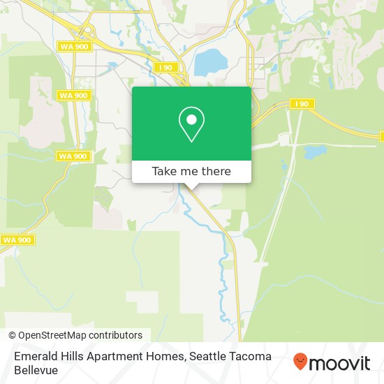 Emerald Hills Apartment Homes map