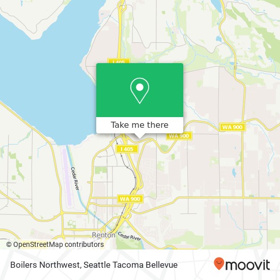 Boilers Northwest map