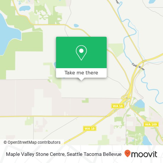 Maple Valley Stone Centre map