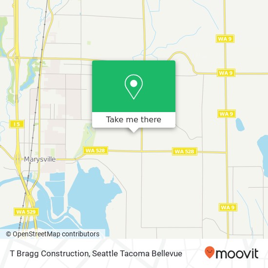 T Bragg Construction map