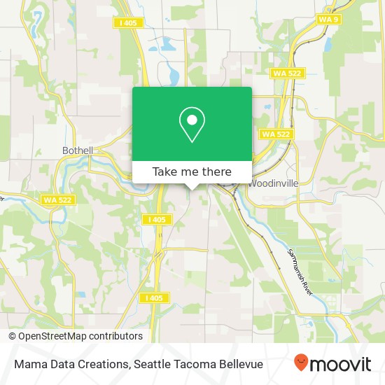 Mama Data Creations map