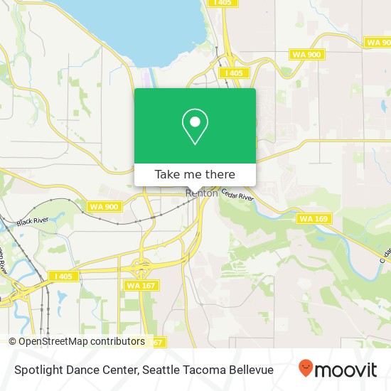 Mapa de Spotlight Dance Center