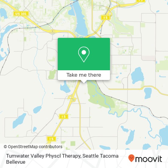 Mapa de Tumwater Valley Physcl Therapy