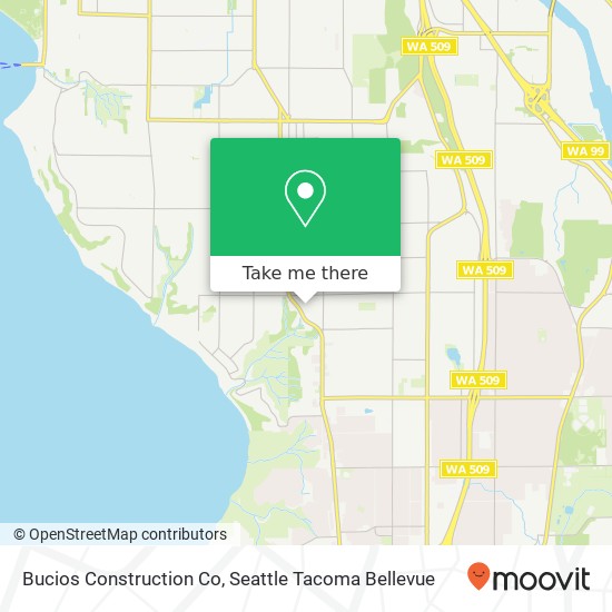 Bucios Construction Co map