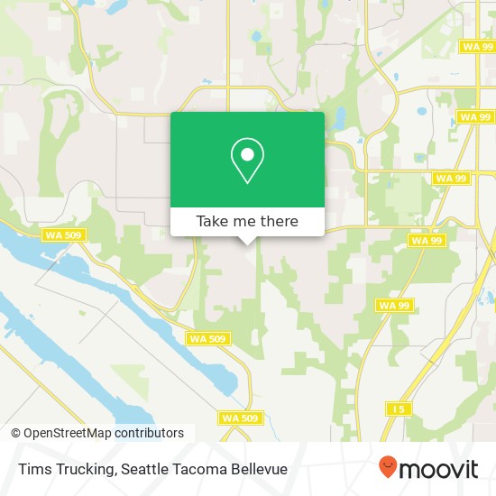 Tims Trucking map