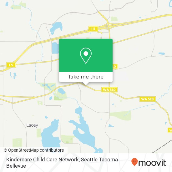 Mapa de Kindercare Child Care Network