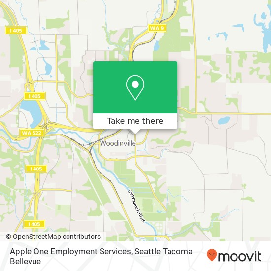 Mapa de Apple One Employment Services
