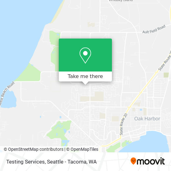Testing Services map