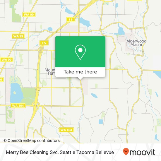 Merry Bee Cleaning Svc map