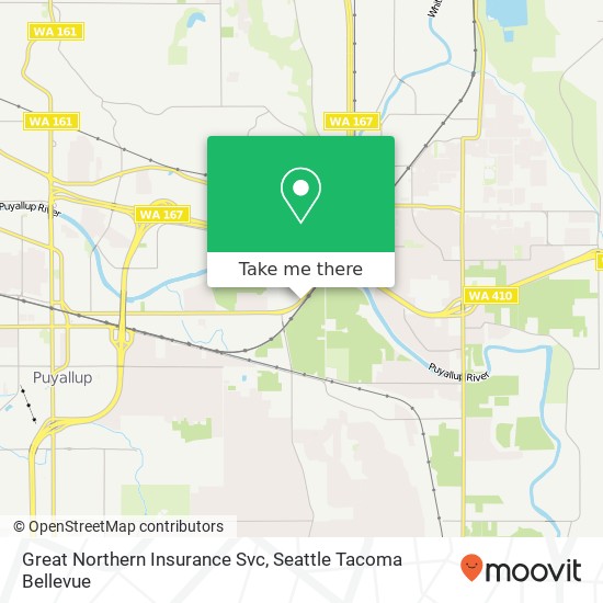 Great Northern Insurance Svc map