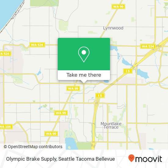 Olympic Brake Supply map