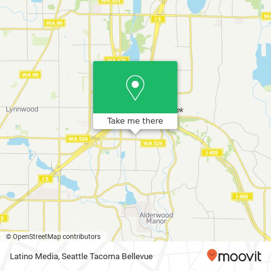 Latino Media map