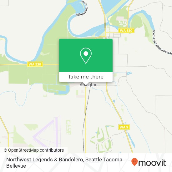 Northwest Legends & Bandolero map