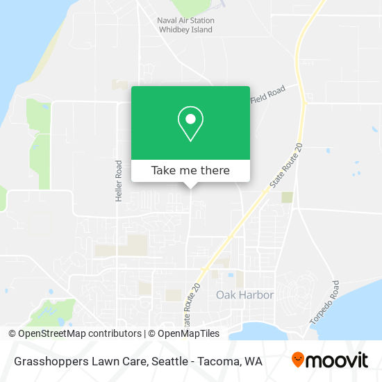 Grasshoppers Lawn Care map