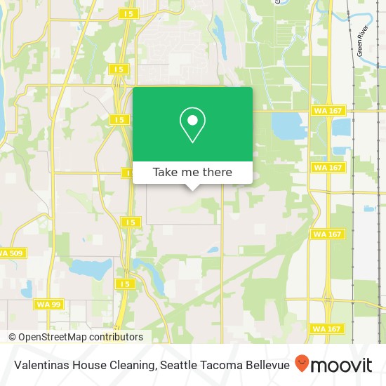 Valentinas House Cleaning map