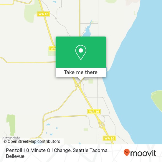 Penzoil 10 Minute Oil Change map