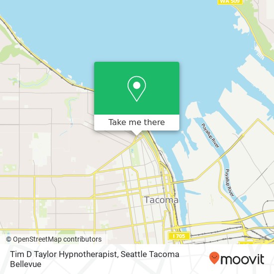 Tim D Taylor Hypnotherapist map