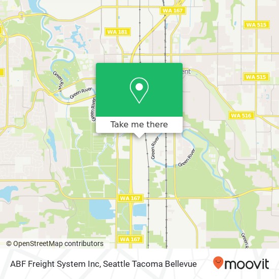 Mapa de ABF Freight System Inc