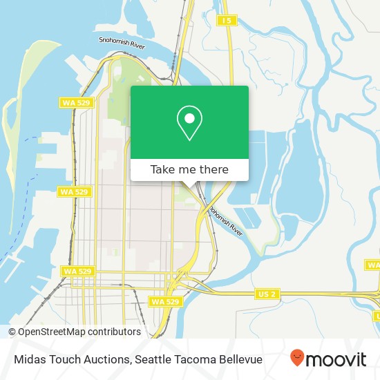 Midas Touch Auctions map