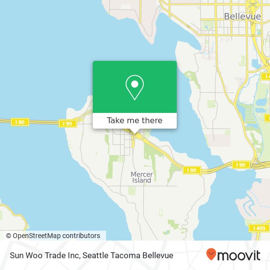 Sun Woo Trade Inc map