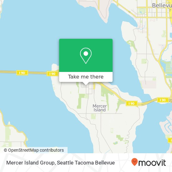 Mercer Island Group map