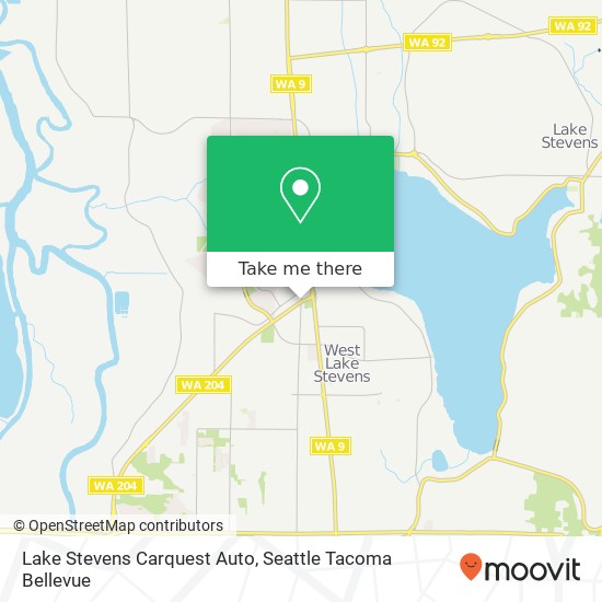 Mapa de Lake Stevens Carquest Auto