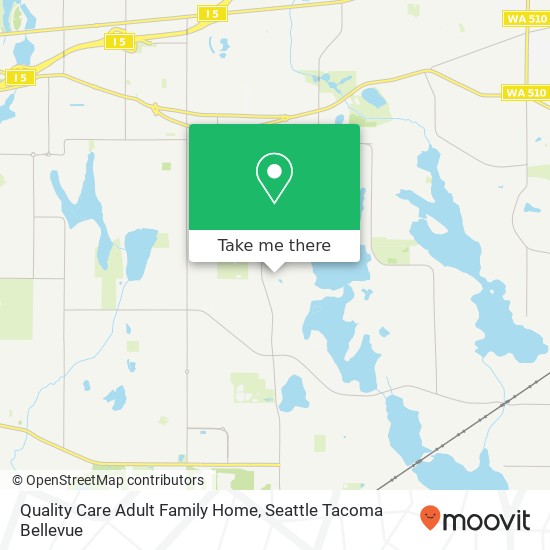 Mapa de Quality Care Adult Family Home