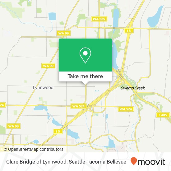 Mapa de Clare Bridge of Lynnwood