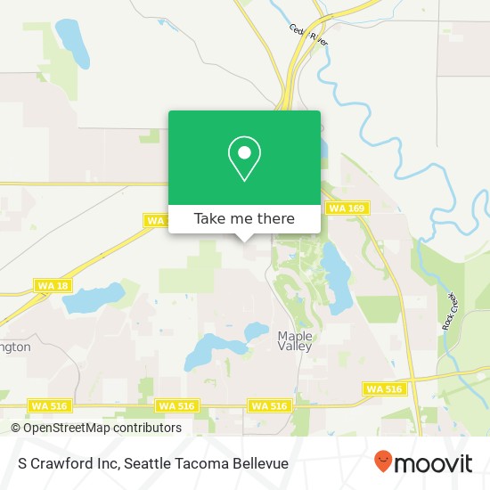 S Crawford Inc map