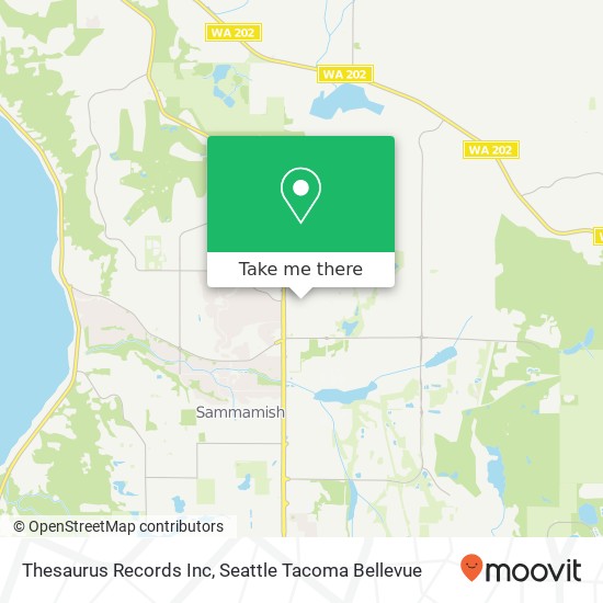Mapa de Thesaurus Records Inc