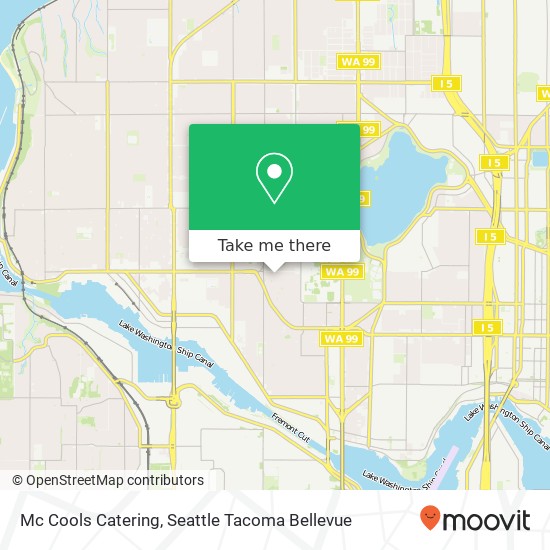 Mc Cools Catering map