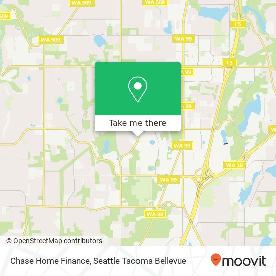 Mapa de Chase Home Finance