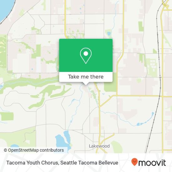 Tacoma Youth Chorus map