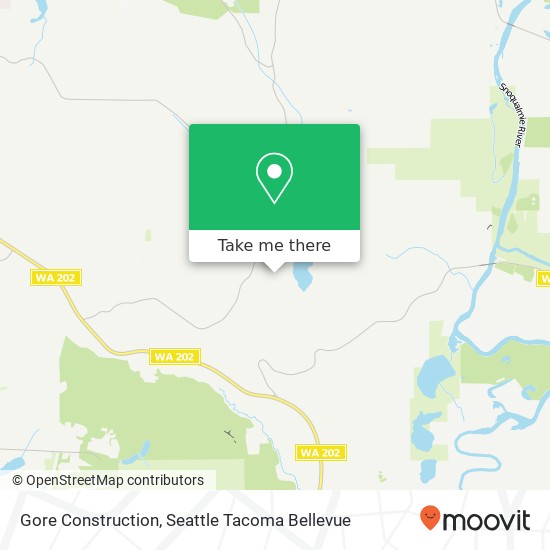 Gore Construction map