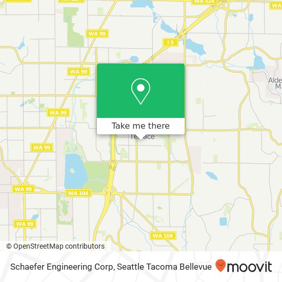 Schaefer Engineering Corp map