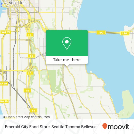 Mapa de Emerald City Food Store