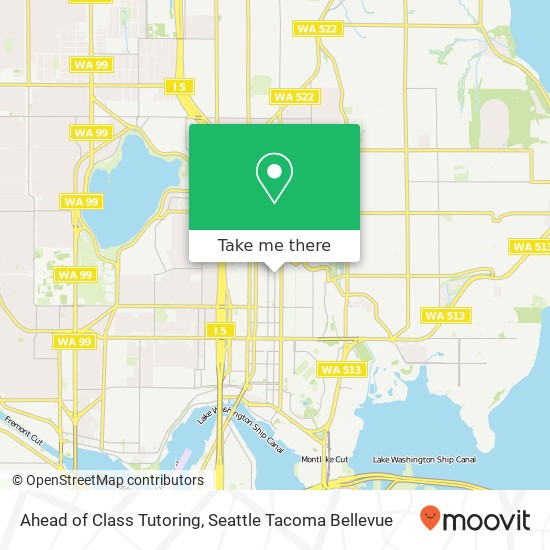 Mapa de Ahead of Class Tutoring