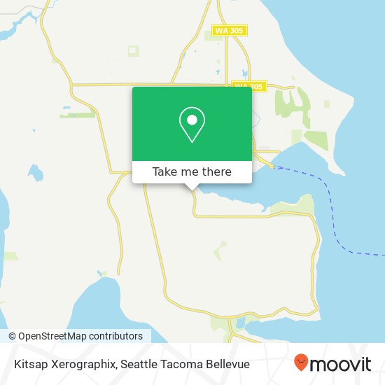 Kitsap Xerographix map