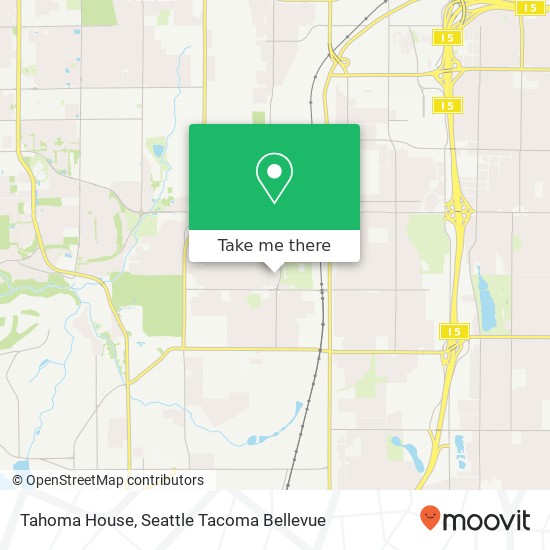 Tahoma House map