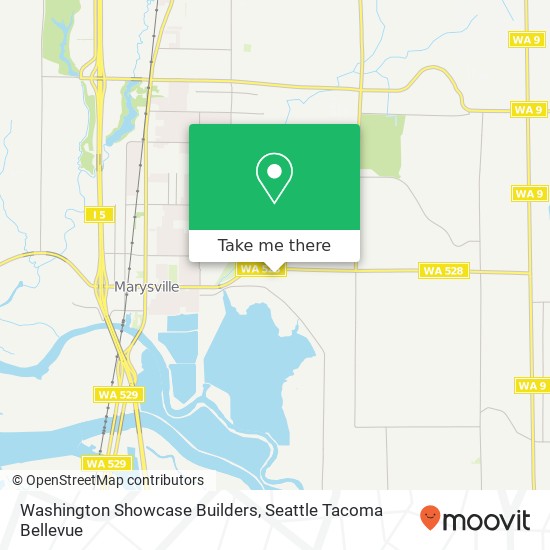 Washington Showcase Builders map