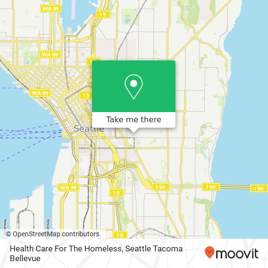 Health Care For The Homeless map