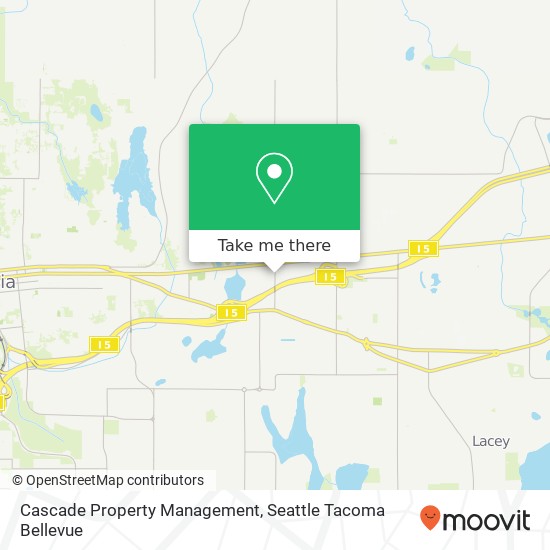 Cascade Property Management map