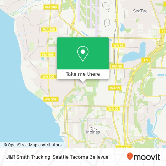 J&R Smith Trucking map