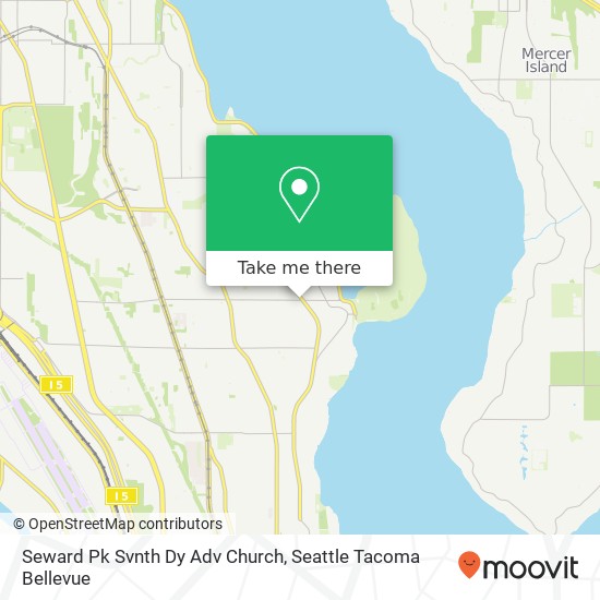 Seward Pk Svnth Dy Adv Church map