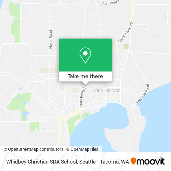 Whidbey Christian SDA School map