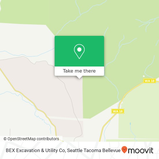 BEX Excavation & Utility Co map