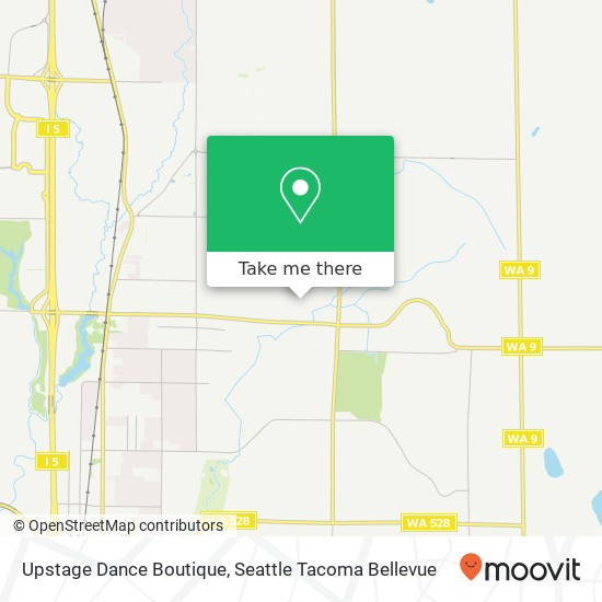 Mapa de Upstage Dance Boutique