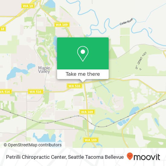 Mapa de Petrilli Chiropractic Center