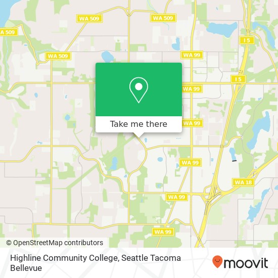 Highline Community College map