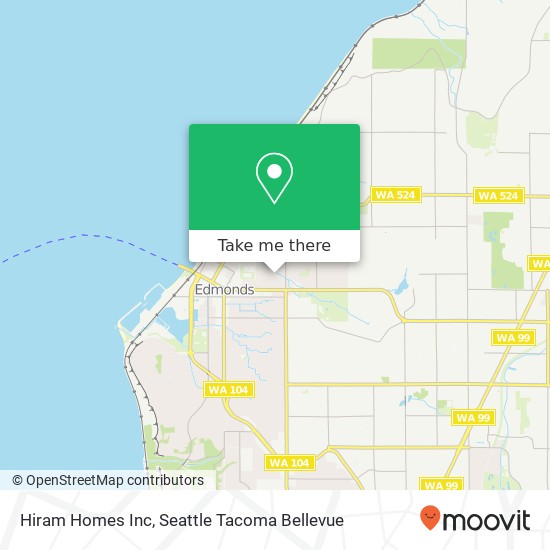Hiram Homes Inc map